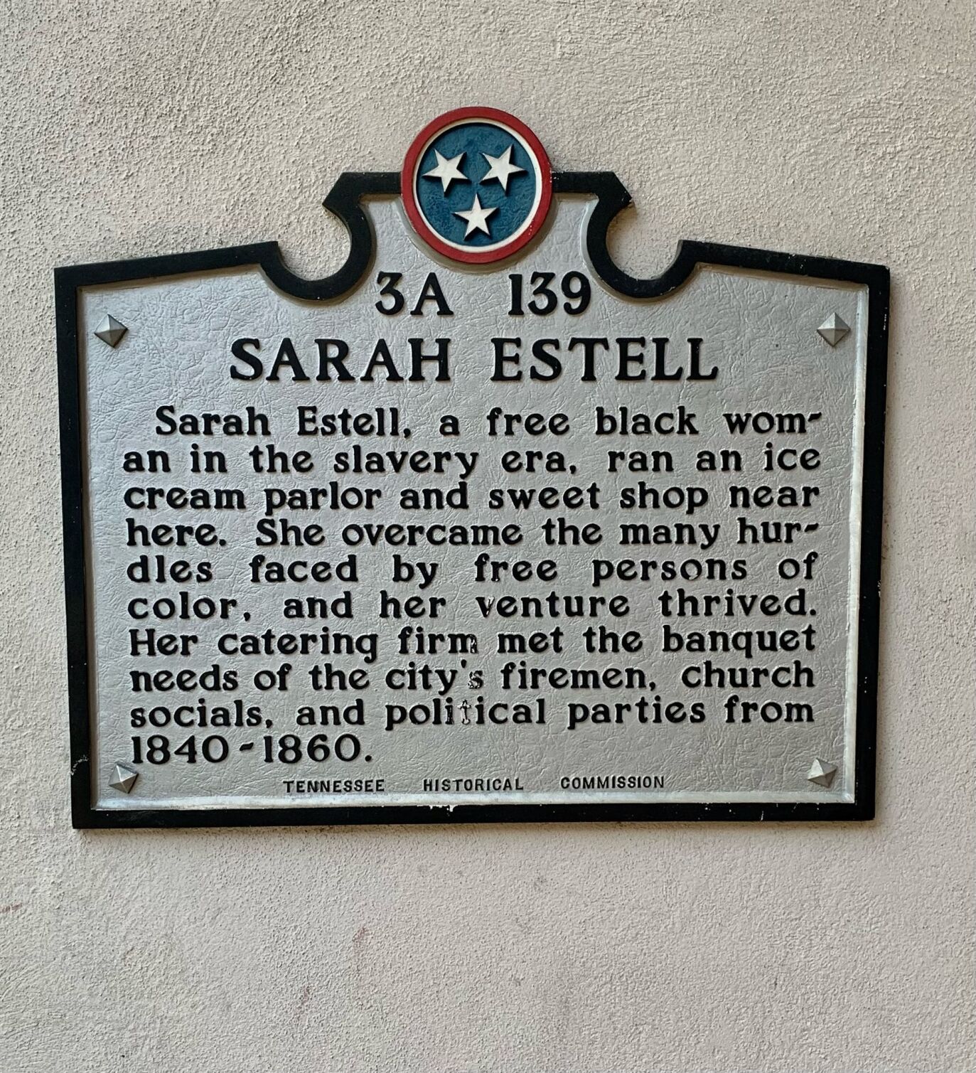Sarah Estell Historical Marker